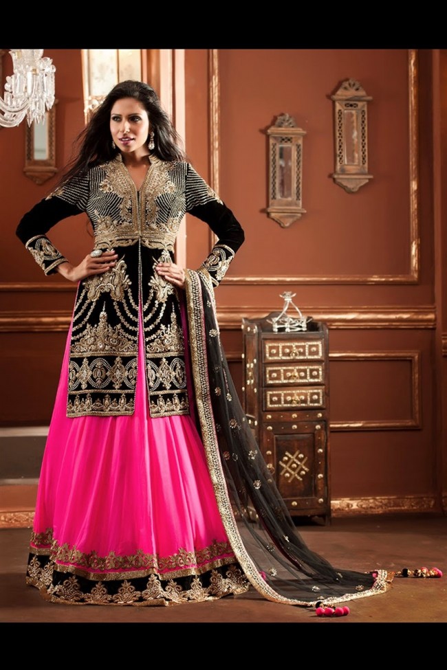 Wedding-Bridal-Lehenga-Choli-New-Fashionable-Colour-Printed-Outfits-Dress-14