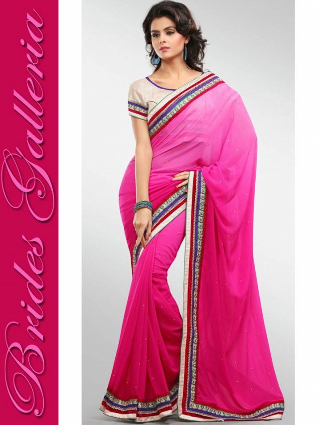 Girls-Women-Best-Colourful-Printed-Indian-Fashion-Dress-Designer-Saree-Sari-by-Brides-Galleria-5