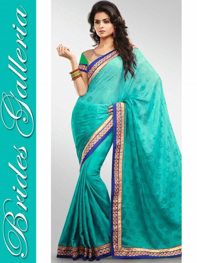Girls-Women-Best-Colourful-Printed-Indian-Fashion-Dress-Designer-Saree-Sari-by-Brides-Galleria-7