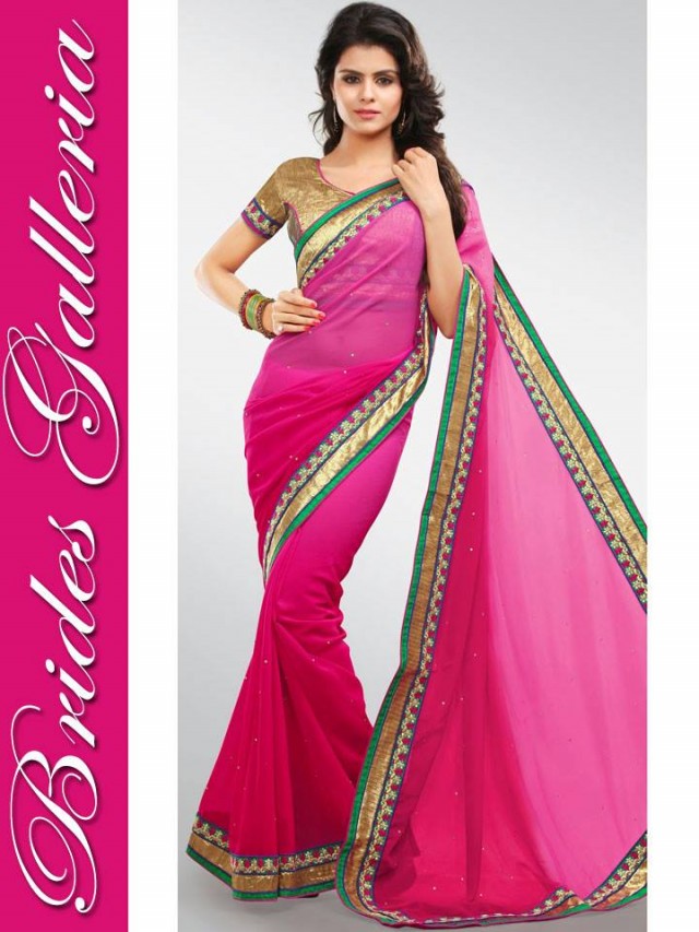 Girls-Women-Best-Colourful-Printed-Indian-Fashion-Dress-Designer-Saree-Sari-by-Brides-Galleria-