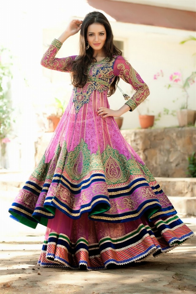 Aishwarya Designer Studio Wedding-Bridal Wear New Fashion Fancy Lehangaa-Cholli Suits-8