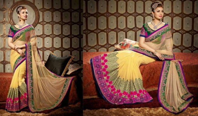 Ayesha Takia Indian-Bollywood Famous Star-Actress Majestic Wedding-Bridal Dress-3