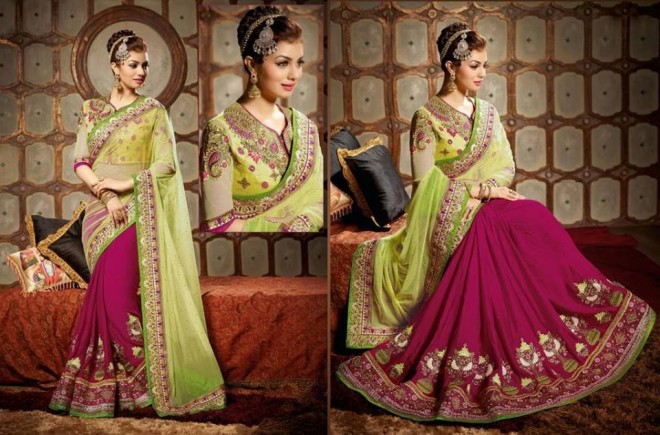 Ayesha Takia Indian-Bollywood Famous Star-Actress Majestic Wedding-Bridal Dress-4