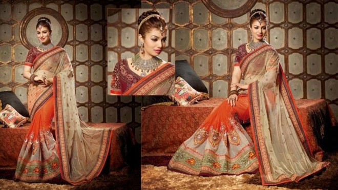 Ayesha Takia Indian-Bollywood Famous Star-Actress Majestic Wedding-Bridal Dress-5