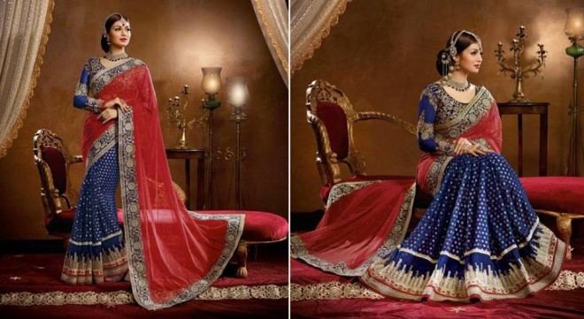 Ayesha Takia Indian-Bollywood Famous Star-Actress Majestic Wedding-Bridal Dress-6