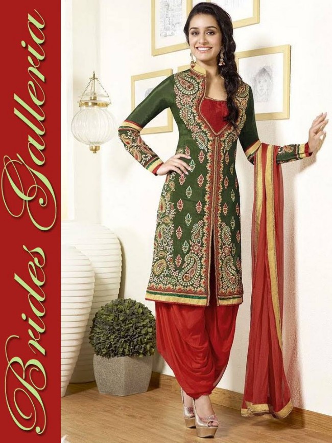 Bollywood-Indian Actress-Model Shraddha Kapoor Wear Bridesmaid Suit New Fashion Dress-5