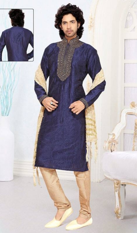 Dress Designer Kaneesha Groom-Dulhaa Sherwani-Kurta Pajama Collection 2015 for Wedding Party-3