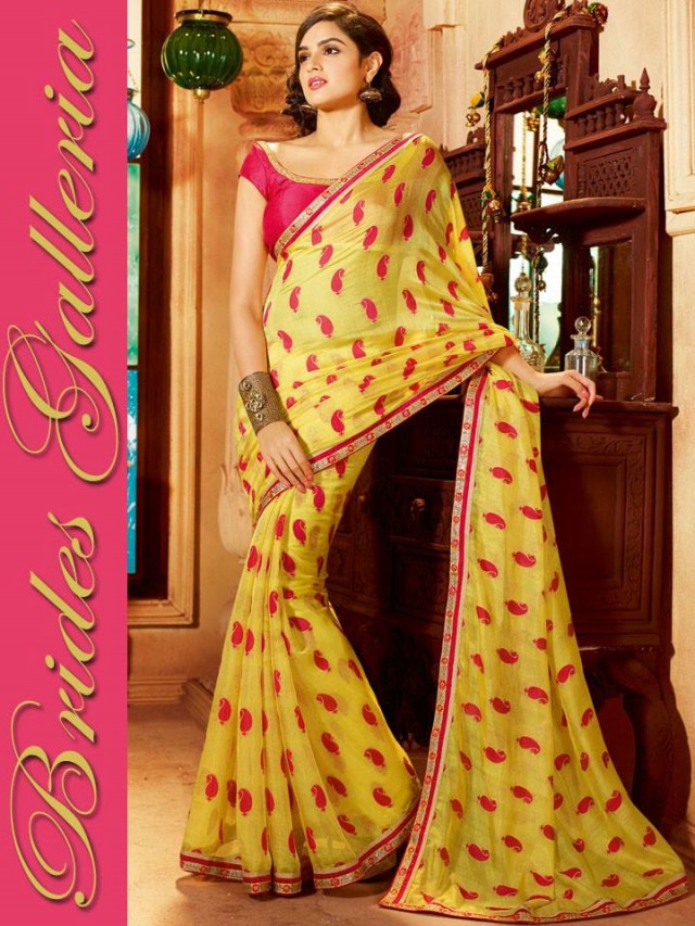 Sarees Designs-Brides Galleria Outstanding Saris-Women-Girls Wear New Fashion Sari-5