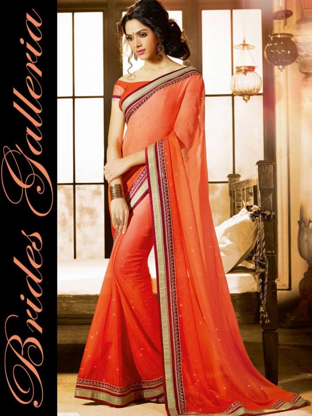 Sarees Designs-Brides Galleria Outstanding Saris-Women-Girls Wear New Fashion Sari-
