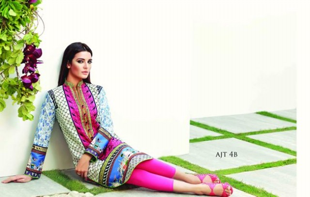 Asim Jofa Pakistani New Fashion Dress Designer Latest Tunics-Tops-Tights For Girls-Ladies-3