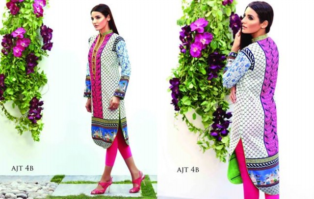 Asim Jofa Pakistani New Fashion Dress Designer Latest Tunics-Tops-Tights For Girls-Ladies-6