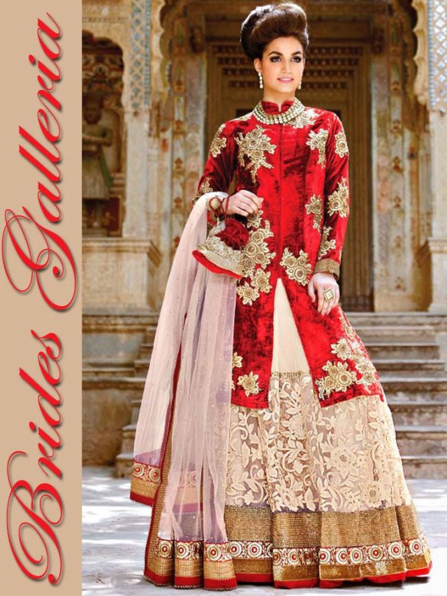 Brides Galleria Glamorous Style Most Beautiful Anarkali Churidar Suits  for Girls-1
