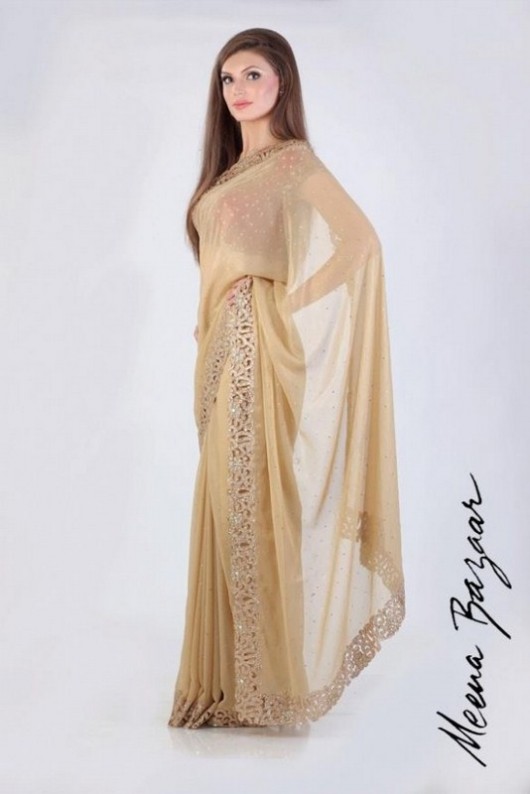 Meena Bazar Latest New Fashion Party Wear Lehenga Saree  for Girls-Women-8