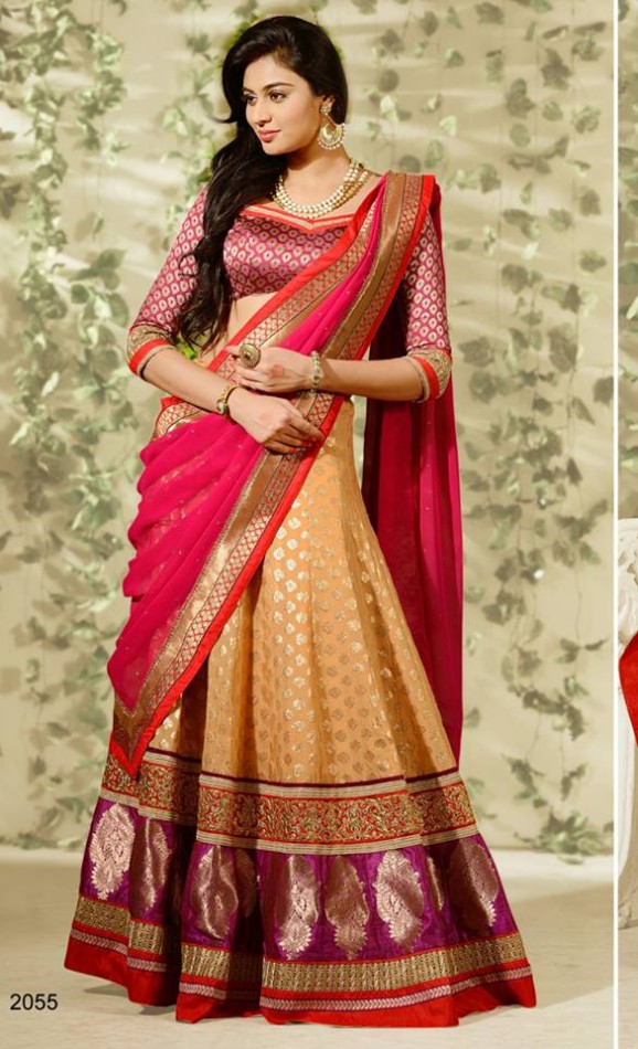 Natasha Couture Latest Indian Ethnic Wedding-Bridal Wear Lehanga-Choli-Saree Design New Fashion-7