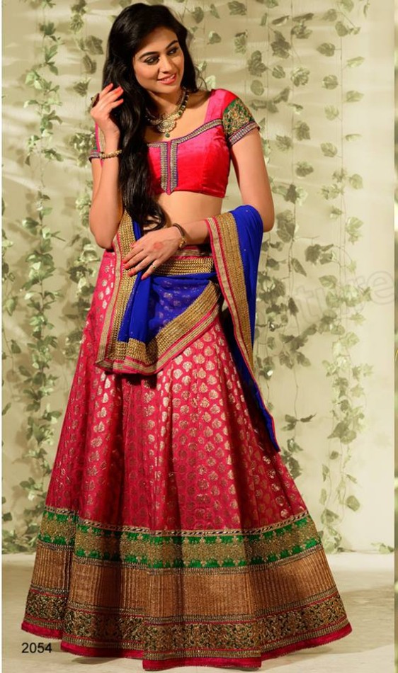 Natasha Couture Latest Indian Ethnic Wedding-Bridal Wear Lehanga-Choli-Saree Design New Fashion-8
