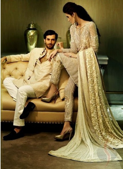 Pakistani New Fashion Dress Designer Faraz Manan Bridal-Wedding Brides-Dulhan Wear Gown Suits-10