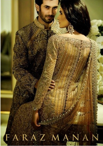 Pakistani New Fashion Dress Designer Faraz Manan Bridal-Wedding Brides-Dulhan Wear Gown Suits-11