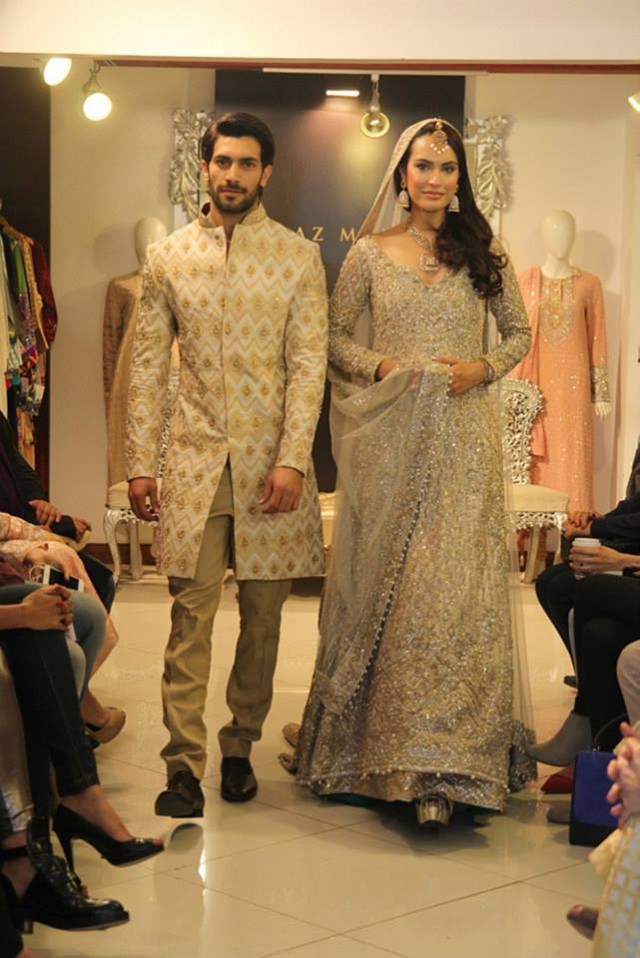 Pakistani New Fashion Dress Designer Faraz Manan Bridal-Wedding Brides-Dulhan Wear Gown Suits-2