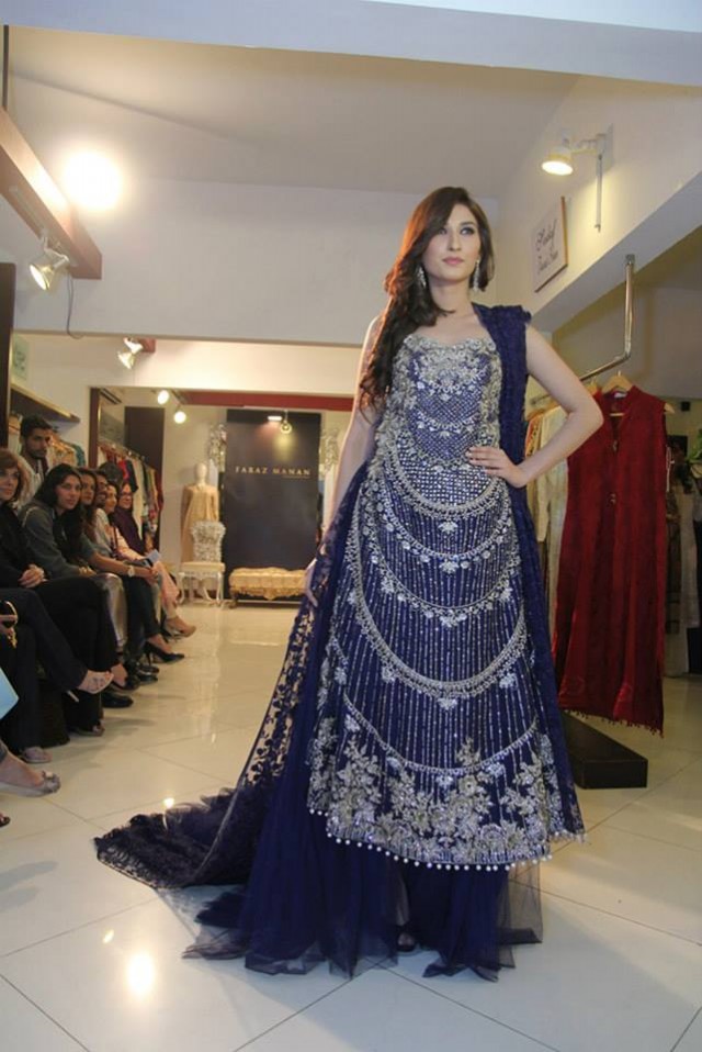 Pakistani New Fashion Dress Designer Faraz Manan Bridal-Wedding Brides-Dulhan Wear Gown Suits-3