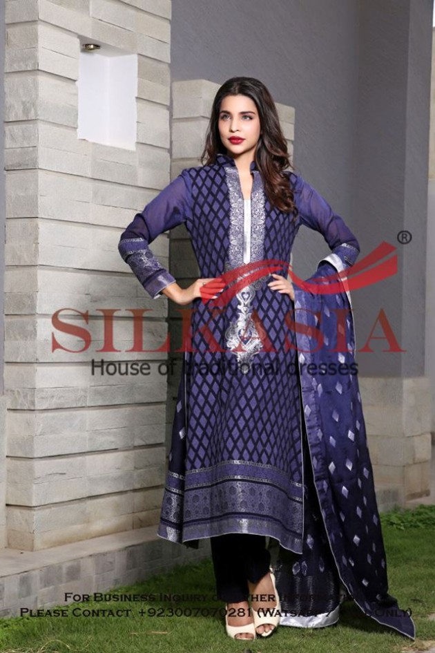 Silkasia Latest Spring-Summer Fashion Chiffon Dress For Girls-Womens-3
