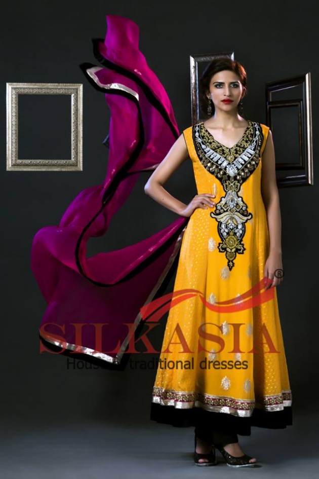 Silkasia Latest Spring-Summer Fashion Chiffon Dress For Girls-Womens-4