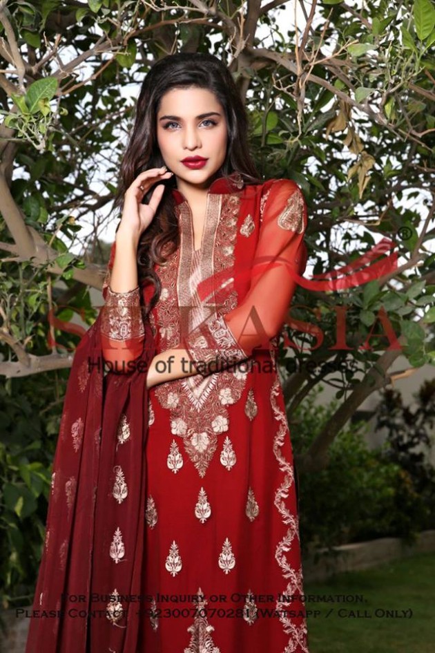 Silkasia Latest Spring-Summer Fashion Chiffon Dress For Girls-Womens-8