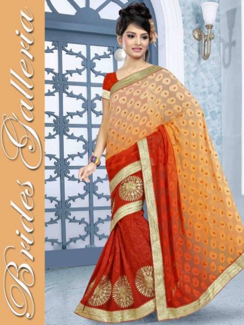 Beautiful Bright Colors Printed Saree Design for Women-Girls New Fashion Sari-2