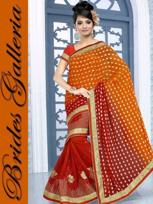Beautiful Bright Colors Printed Saree Design for Women-Girls New Fashion Sari-5