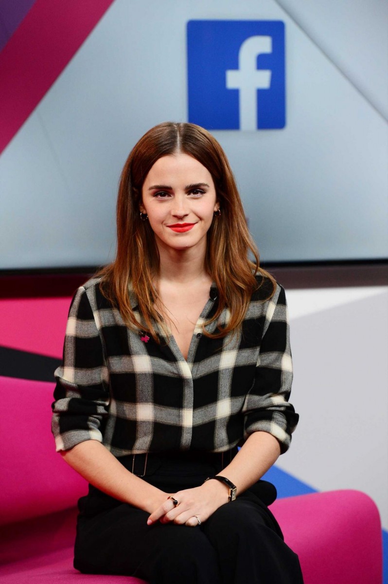 Emma Watson at Heforshe Facebook Q A in London HD Wallpapers-2