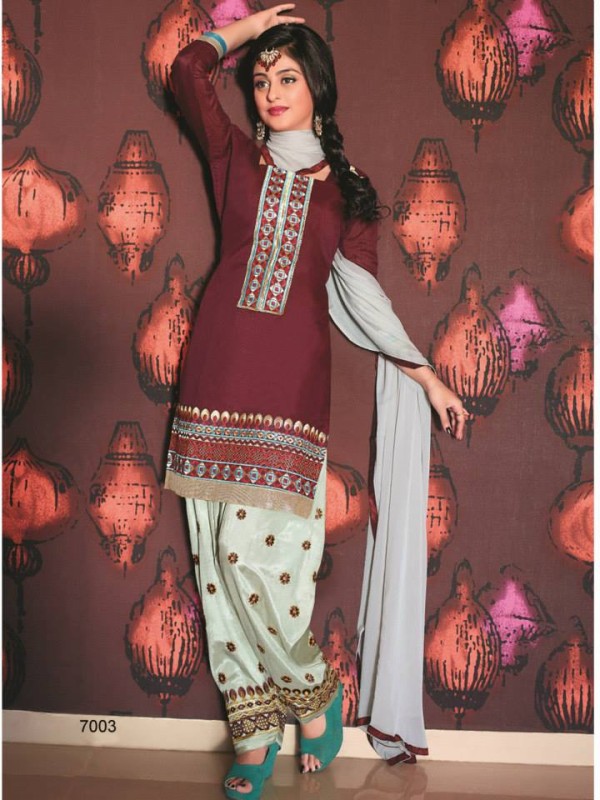 Indian Spring-Summer Cotton Kurti with Patiala Salwar-Kamiz  New Fashionable Suits-2