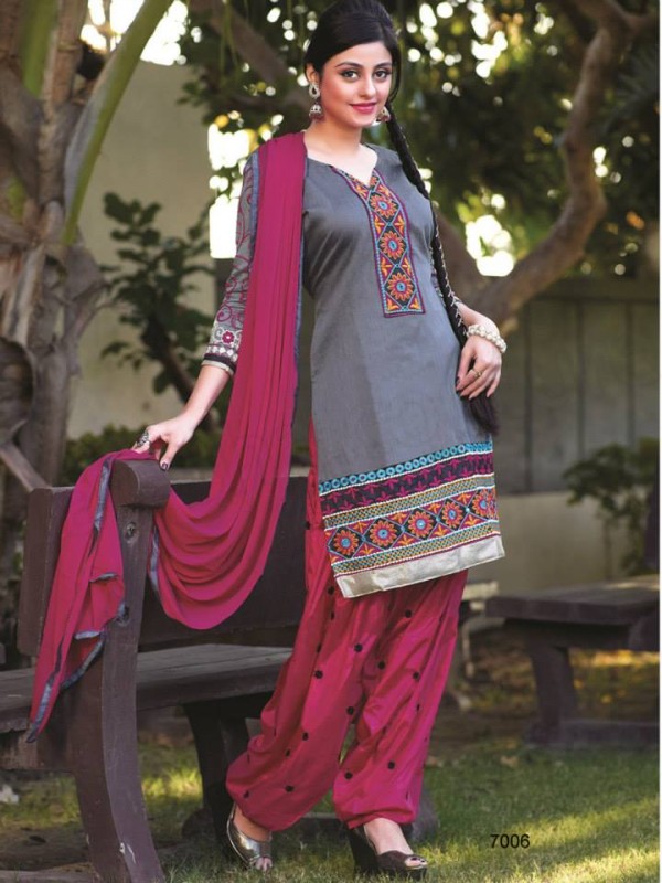 Indian Spring-Summer Cotton Kurti with Patiala Salwar-Kamiz  New Fashionable Suits-4