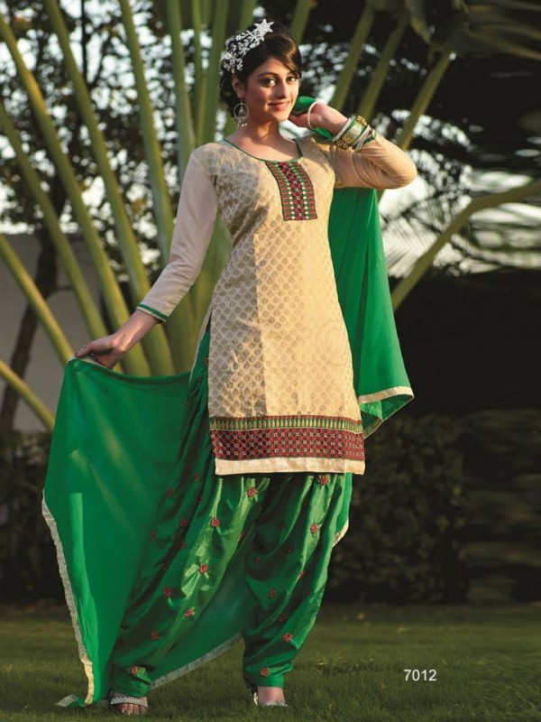 Indian Spring-Summer Cotton Kurti with Patiala Salwar-Kamiz  New Fashionable Suits-6