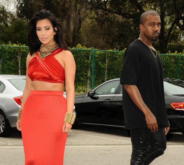 Kim Kardashian and Kanye West Arrives at ROC Nation Pre Grammy  Brunch in Beverly Hills Pictures-Image-