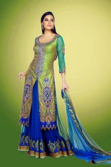LACHA Latest Wedding-Bridal Dresses  For Beautiful Girls-Women New Fashion Outfits-4