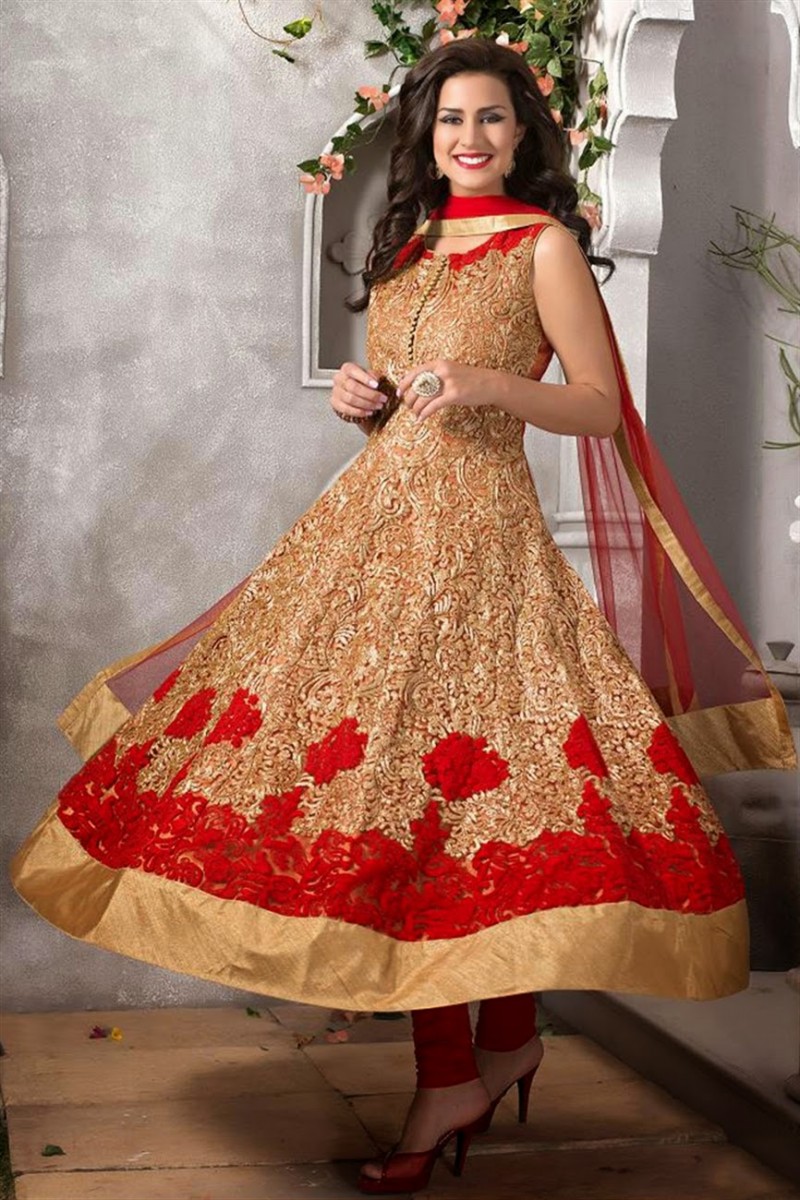 Fashion Dress Designer Wedding-Bridal Wear Lehanga-Sharara and Churidar Anarkali Suits-11