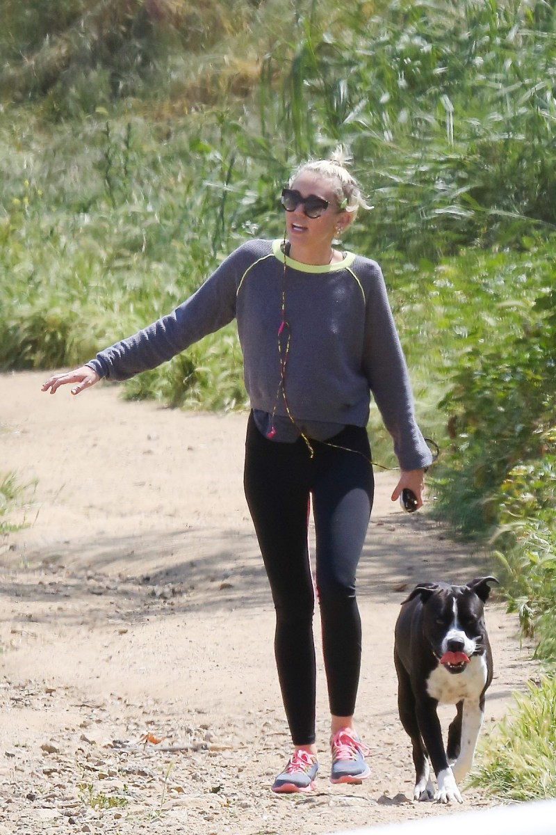 Miley Cyrus Out Hiking in Hollywood Hills HD Wallpapers-5