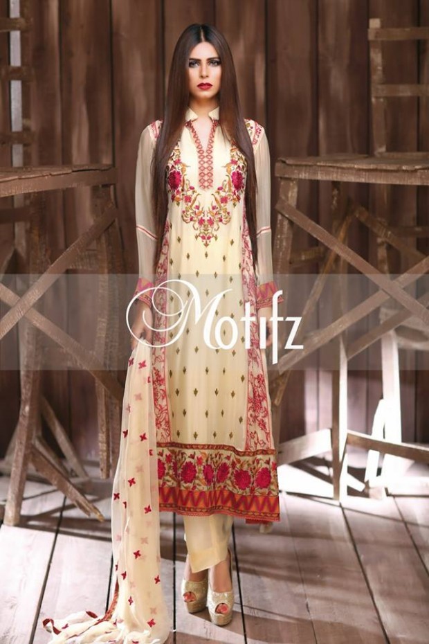 Motifz Latest Crinkle Chiffon New Fashion Dress  For Girls-Women Vol-2-11