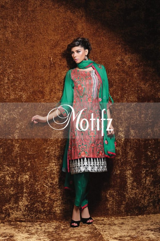 Motifz Latest Crinkle Chiffon New Fashion Dress  For Girls-Women Vol-2-2