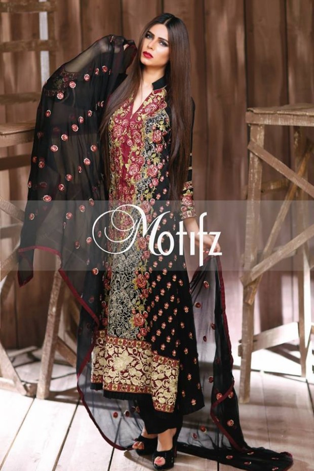 Motifz Latest Crinkle Chiffon New Fashion Dress  For Girls-Women Vol-2-8