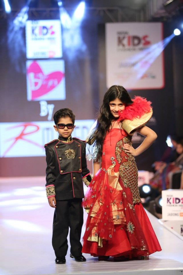 Ritu Beri Dress Designers India Spring-Summer Kids-Child Fashion Week-13