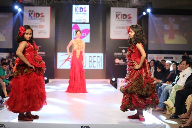 Ritu Beri Dress Designers India Spring-Summer Kids-Child Fashion Week-2