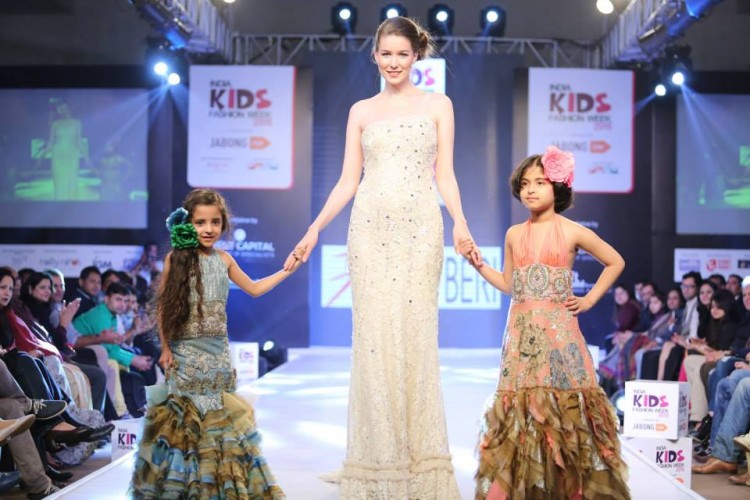 Ritu Beri Dress Designers India Spring-Summer Kids-Child Fashion Week-3