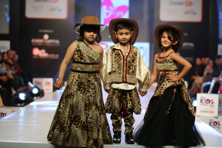 Ritu Beri Dress Designers India Spring-Summer Kids-Child Fashion Week-5