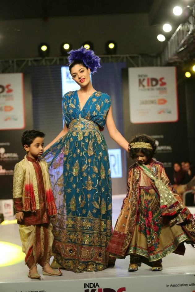 Ritu Beri Dress Designers India Spring-Summer Kids-Child Fashion Week-9