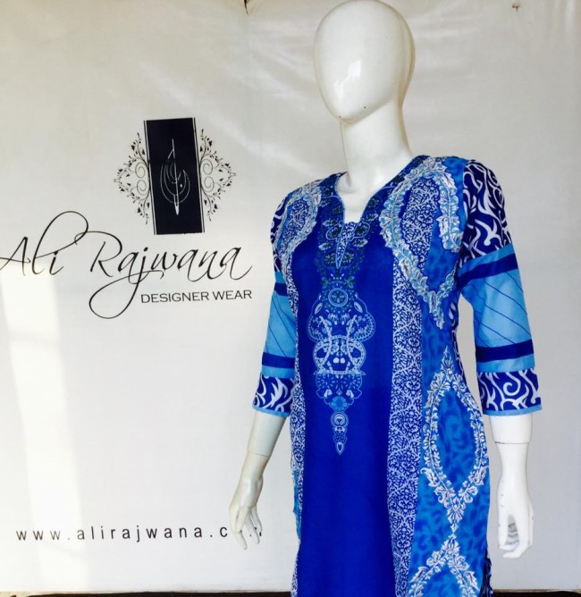 Beautiful Lawn Salwar-Kameez Dresses New Fashion Suits by Ali Rajwana-4