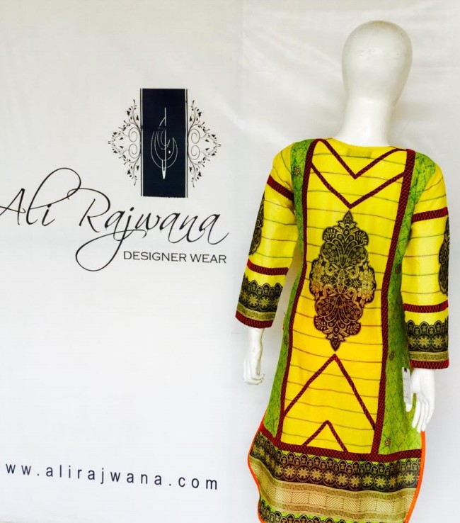 Beautiful Lawn Salwar-Kameez Dresses New Fashion Suits by Ali Rajwana-7