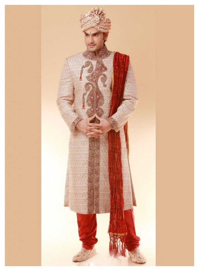 Bridegroom Indian-Pakistani Wedding Party Wear Dresses for Men-Male-Gents-Boys-3