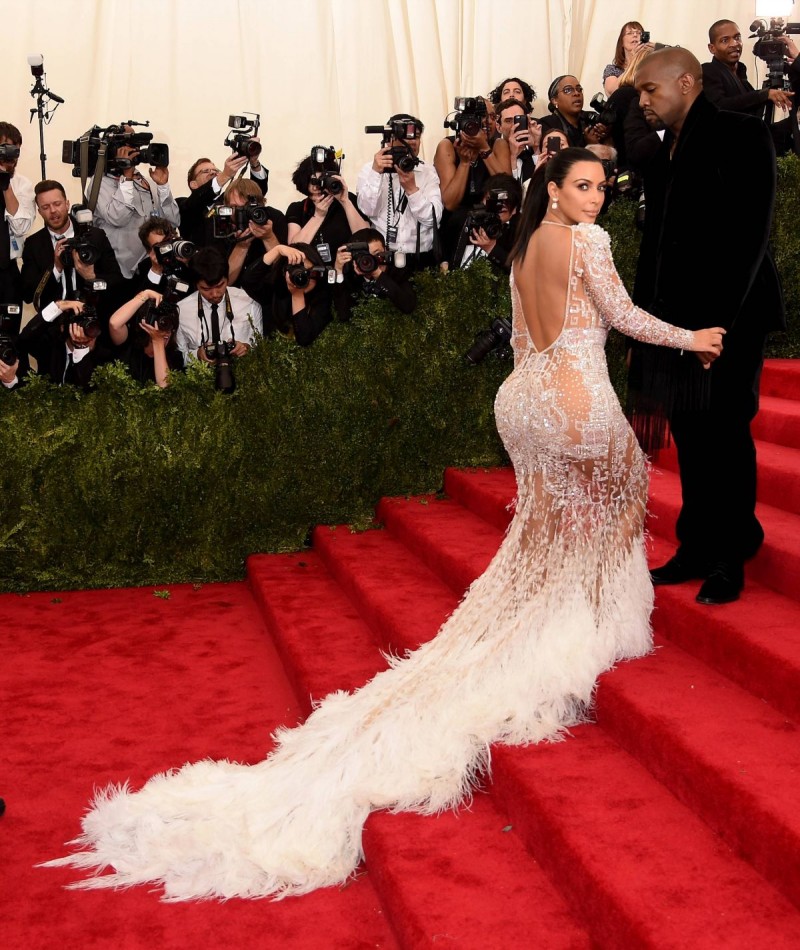 Kim Kardashian Kanye Weast at Met Gala 2015 in New York HD Wallpapers-3