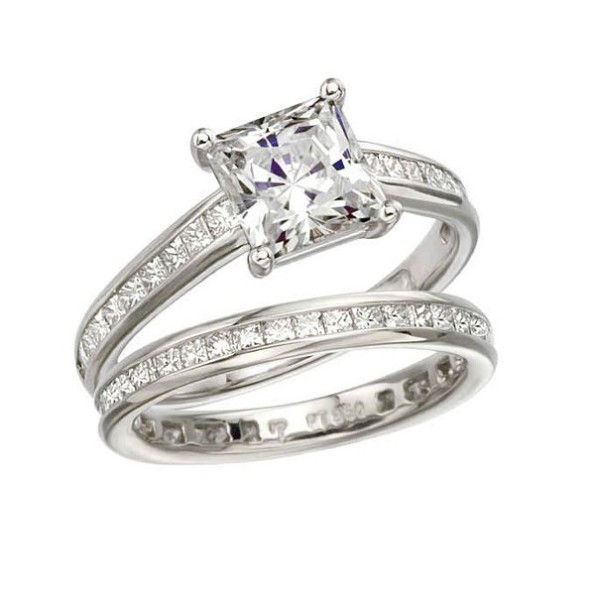 Unique-Antique Engagement-Wedding-Bridal Silver-White Gold-Platinum Diamond Rings Designs-10