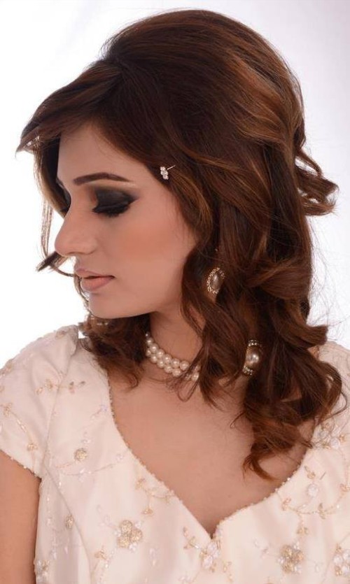 Stylish Bridals Brides-Dulhan Hairstyle New Fashion Best Hair Cuts for Wedding-9